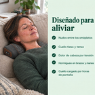 Diseñado para aliviar los nudos entre los omóplatos, el cuello tieso y el hormigueo
