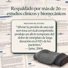 Respaldado por más de 20 estudios clínicos y biomecánicos