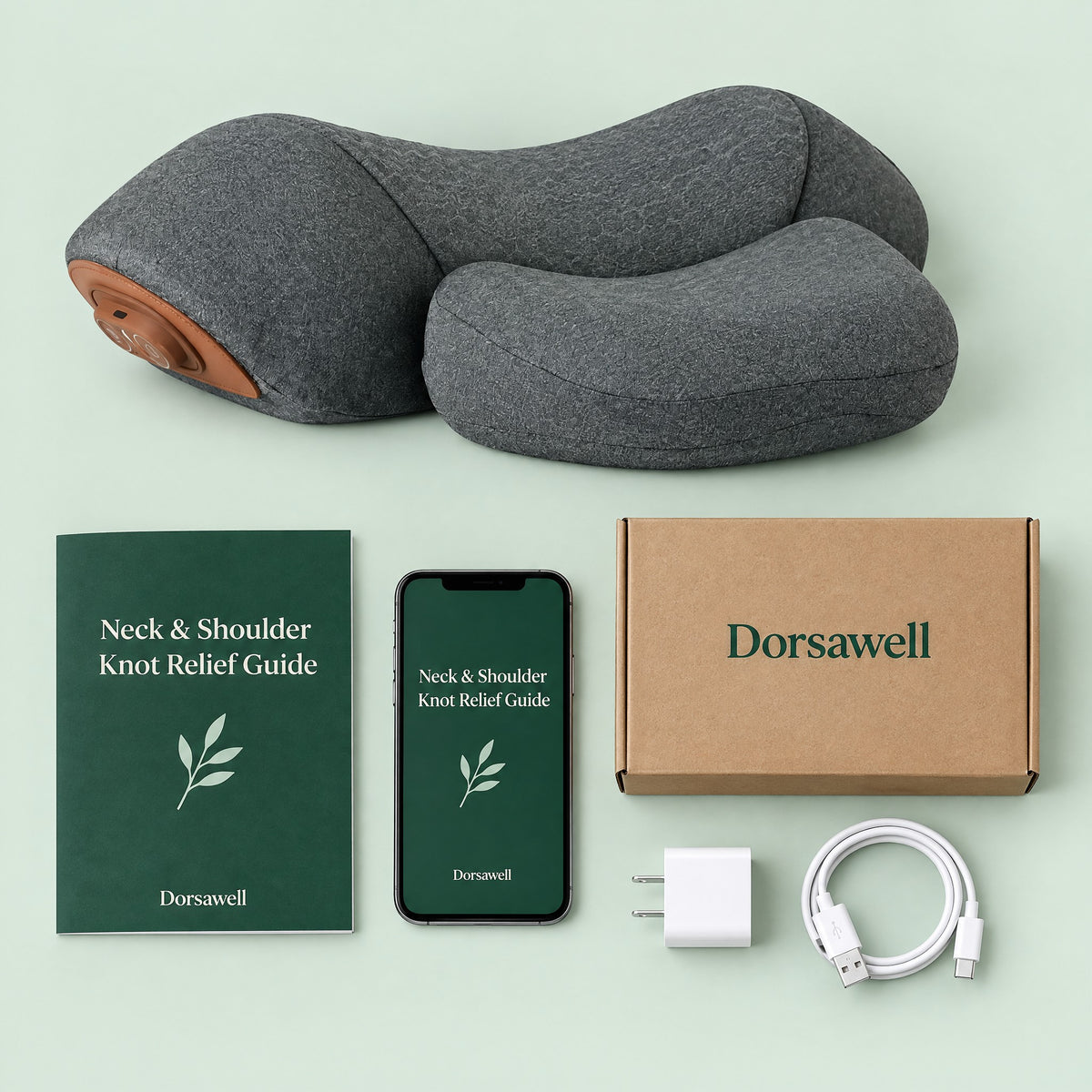 Dorsawell One with the relief guide and travel package