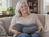 Smiling woman turning her head freely